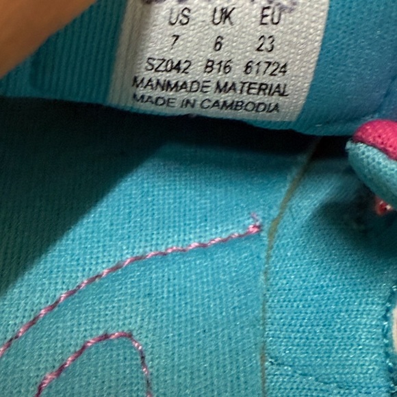 Stride Rite Pink and Teal Kids Sandals - Picture 9 of 9